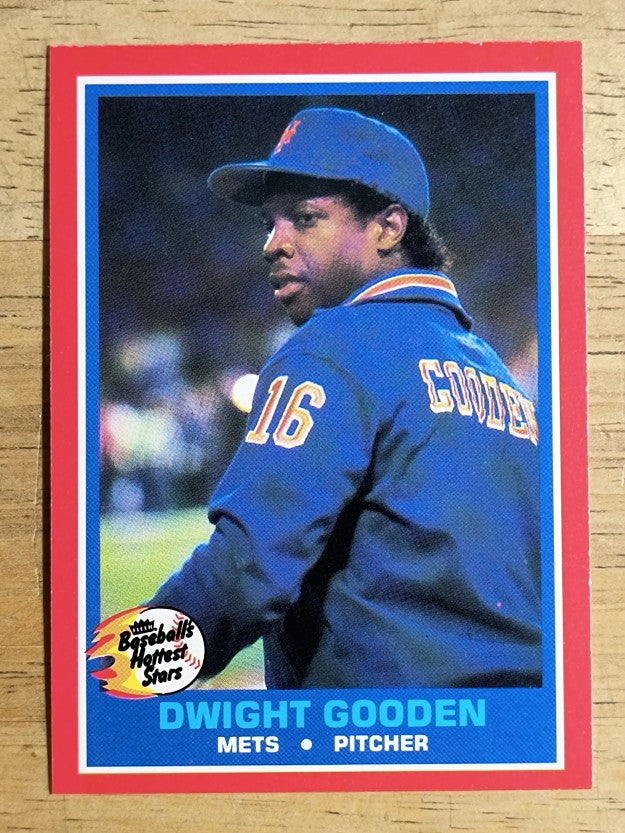 1987 Fleer Hottest Stars #18 Dwight Gooden