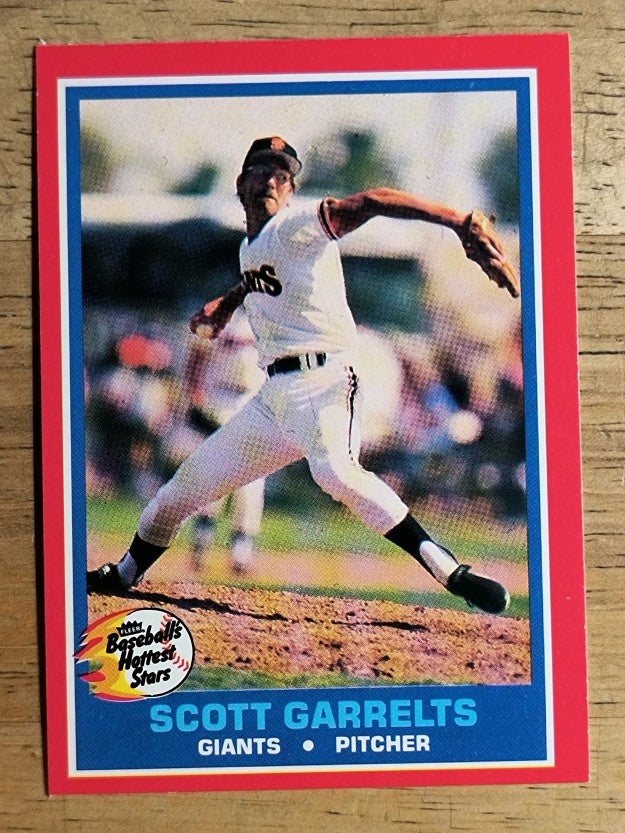 1987 Fleer Hottest Stars #17 Scott Garrelts