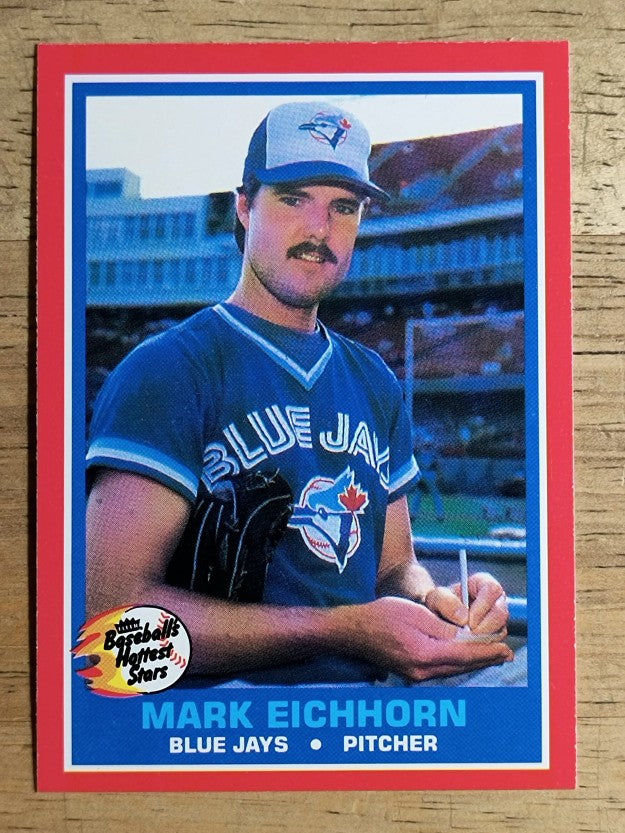 1987 Fleer Hottest Stars #16 Mark Eichhorn