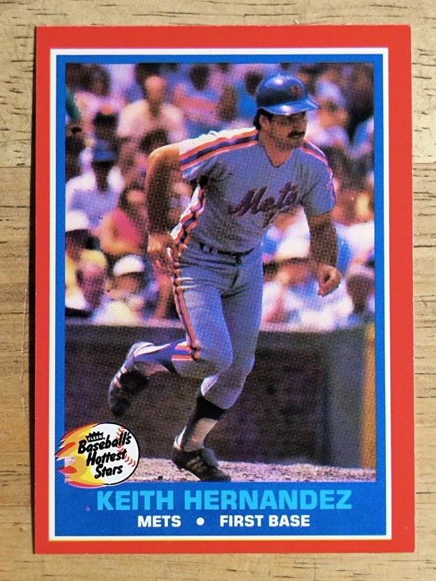 1987 Fleer Hottest Stars #21 Keith Hernandez