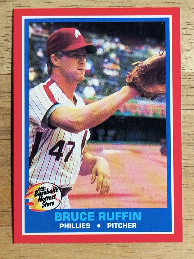 1987 Fleer Hottest Stars #33 Bruce Ruffin