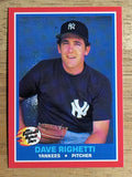 1987 Fleer Hottest Stars #31 Dave Righetti