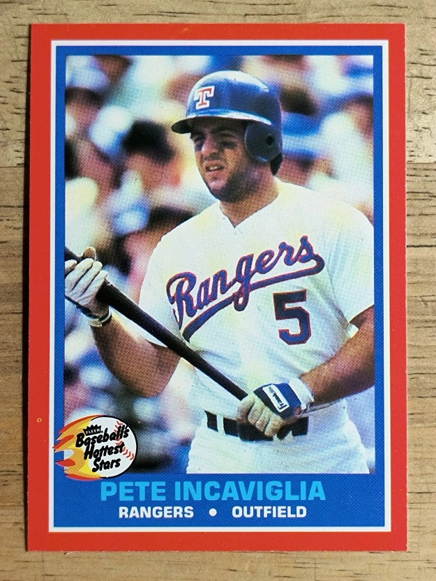 1987 Fleer Hottest Stars #24 Pete Incaviglia