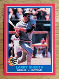 1987 Fleer Hottest Stars #36 Larry Sheets
