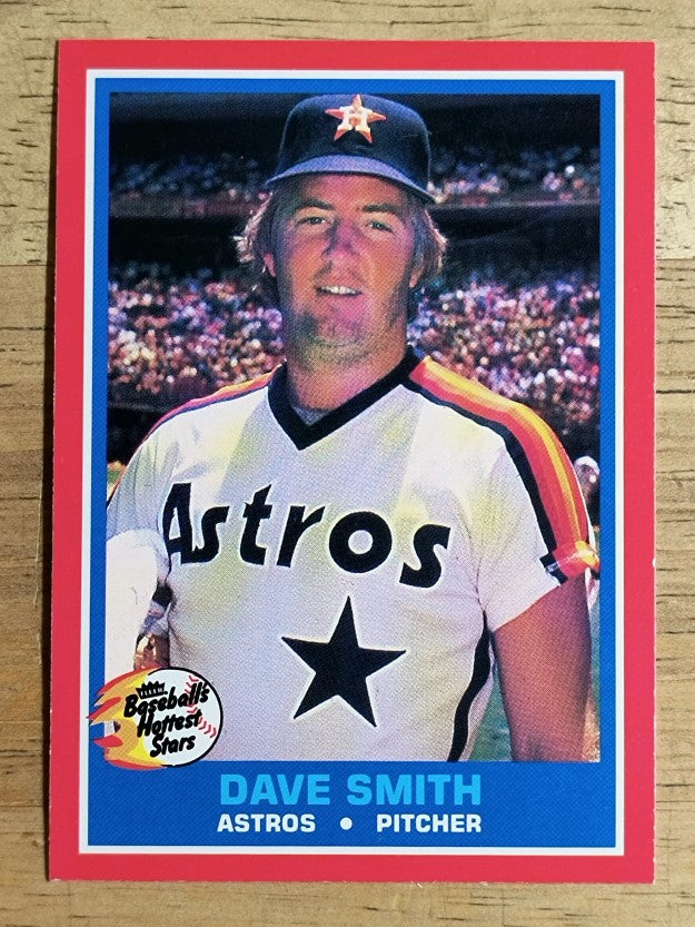 1987 Fleer Hottest Stars #38 Dave Smith