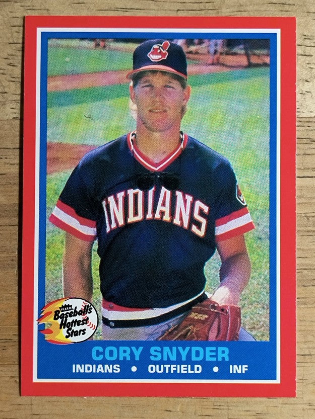1987 Fleer Hottest Stars #39 Cory Snyder