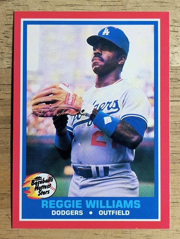 1987 Fleer Hottest Stars #42 Reggie Williams