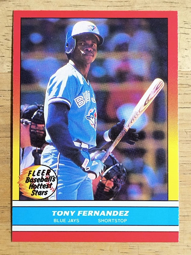 1988 Fleer Hottest Stars #10 Tony Fernandez
