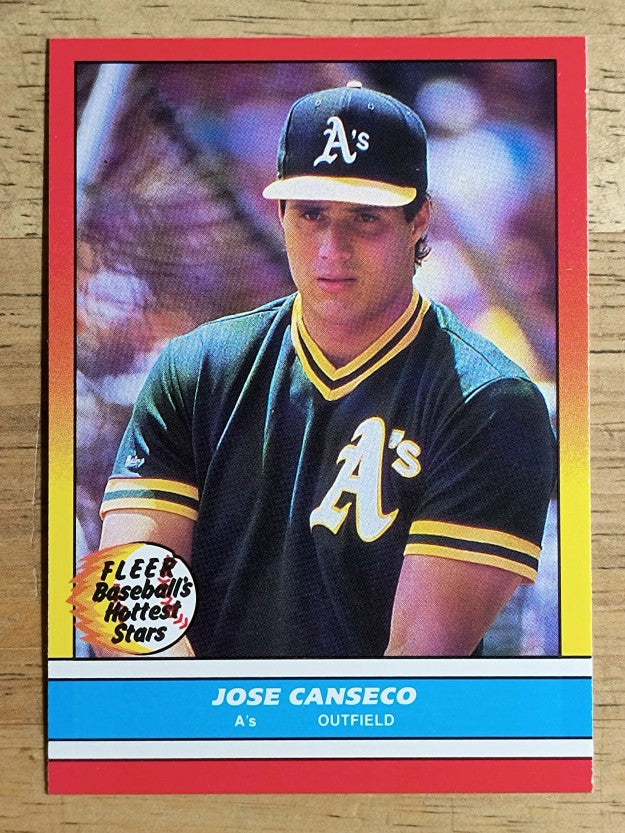 1988 Fleer Hottest Stars #5 Jose Canseco