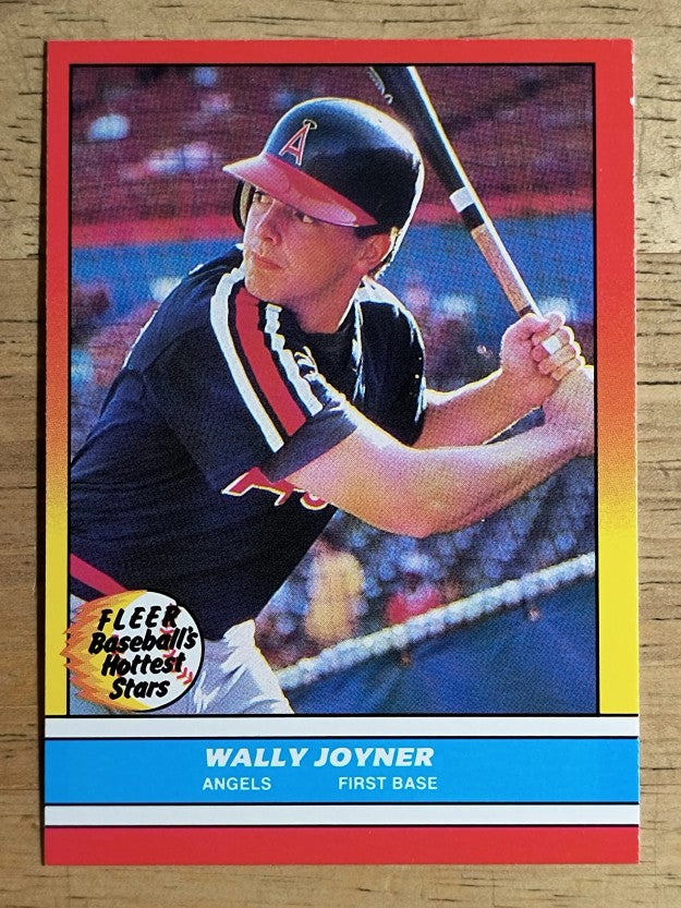 1988 Fleer Hottest Stars #21 Wally Joyner