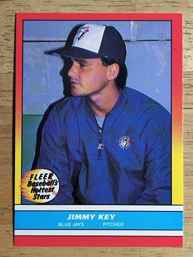 1988 Fleer Hottest Stars #22 Jimmy Key