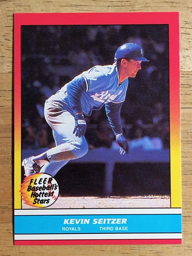 1988 Fleer Hottest Stars #36 Kevin Seitzer