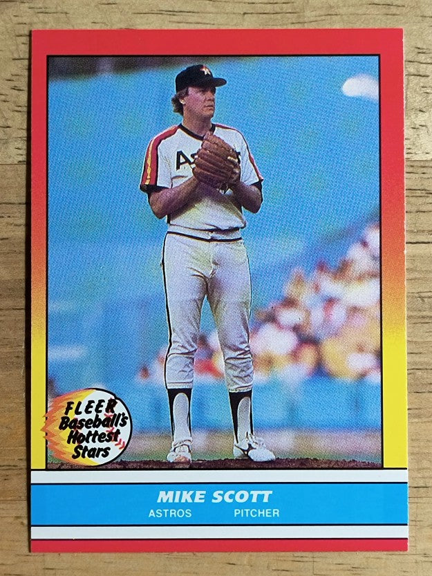 1988 Fleer Hottest Stars #35 Mike Scott