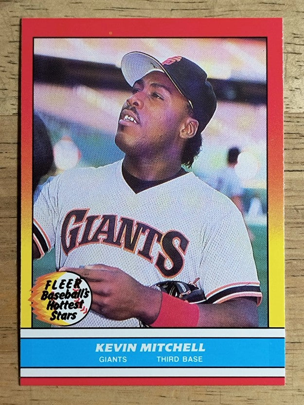 1988 Fleer Hottest Stars #27 Kevin Mitchell