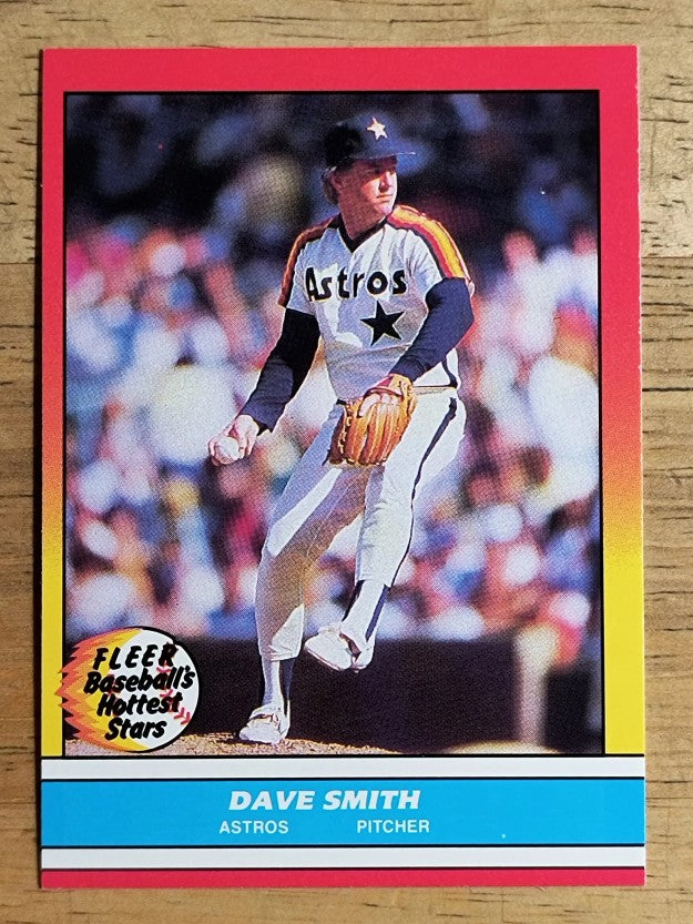 1988 Fleer Hottest Stars #39 Dave Smith
