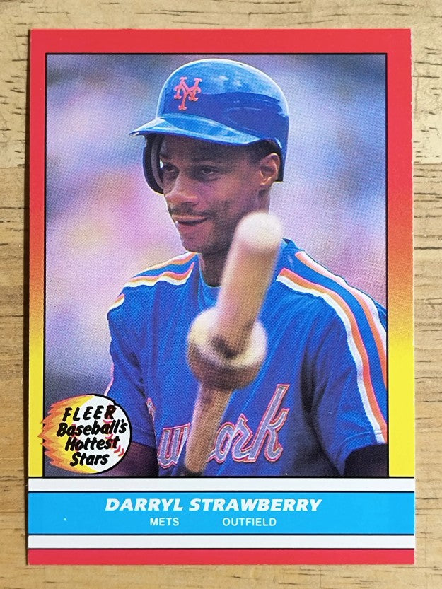 1988 Fleer Hottest Stars #41 Darryl Strawberry
