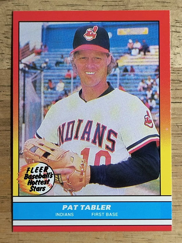 1988 Fleer Hottest Stars #43 Pat Tabler