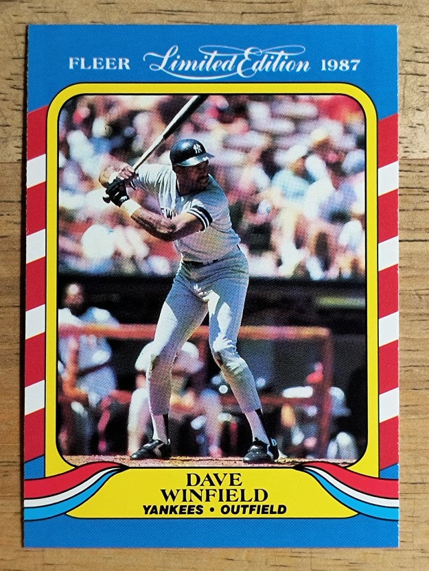 1987 Fleer Limited Edition #42 Dave Winfield