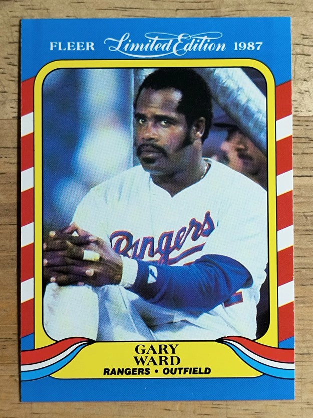 1987 Fleer Limited Edition #41 Gary Ward
