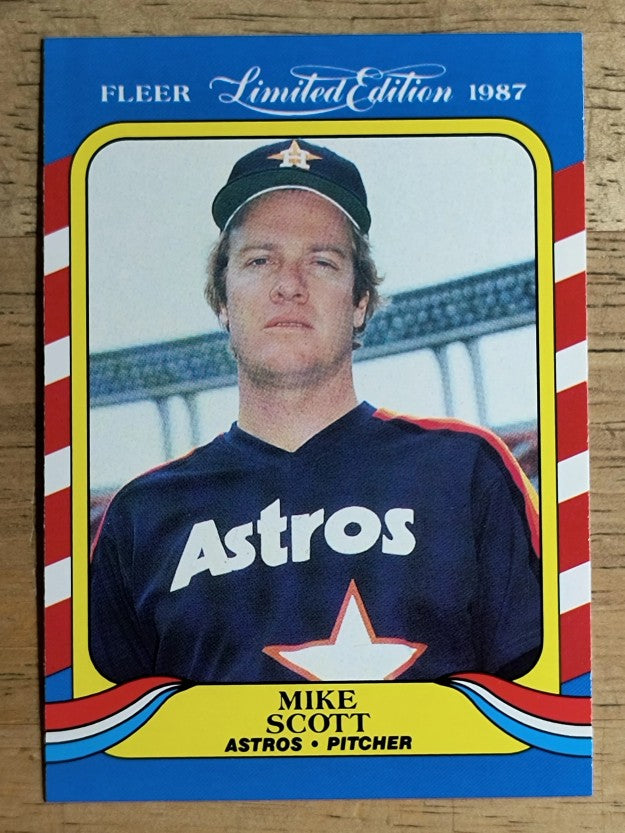 1987 Fleer Limited Edition #38 Mike Scott