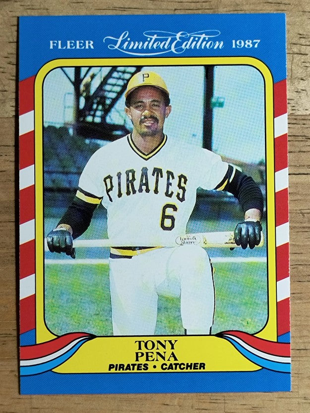 1987 Fleer Limited Edition #32 Tony Pena