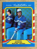 1987 Fleer Limited Edition #29 Lloyd Moseby