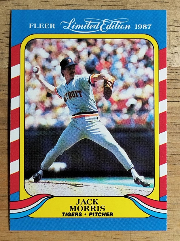1987 Fleer Limited Edition #28 Jack Morris