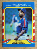 1987 Fleer Limited Edition #27 Oddibe McDowell