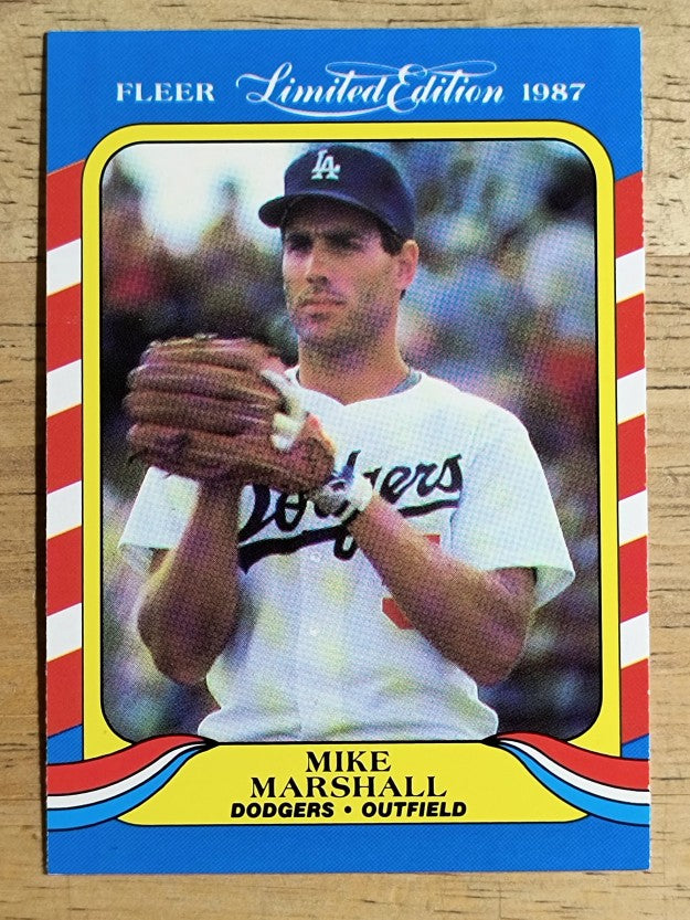 1987 Fleer Limited Edition #25 Mike Marshall