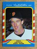 1987 Fleer Limited Edition #24 Mike Krukow