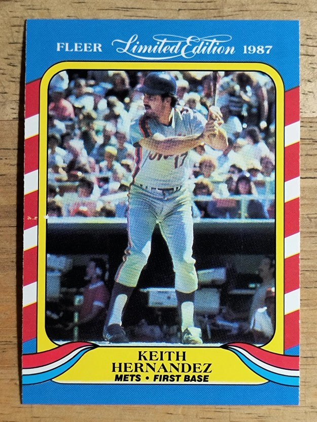 1987 Fleer Limited Edition #20 Keith Hernandez