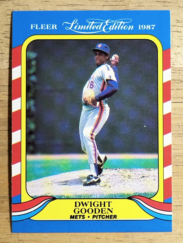 1987 Fleer Limited Edition #18 Dwight Gooden