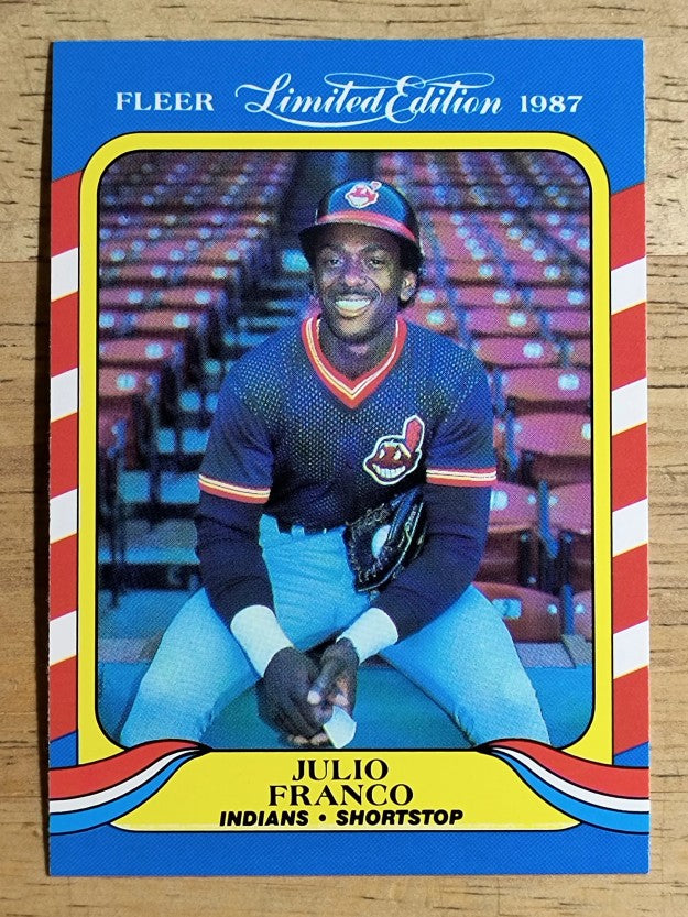 1987 Fleer Limited Edition #15 Julio Franco