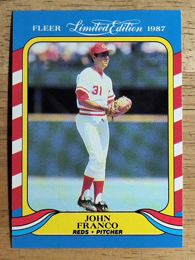 1987 Fleer Limited Edition #14 John Franco
