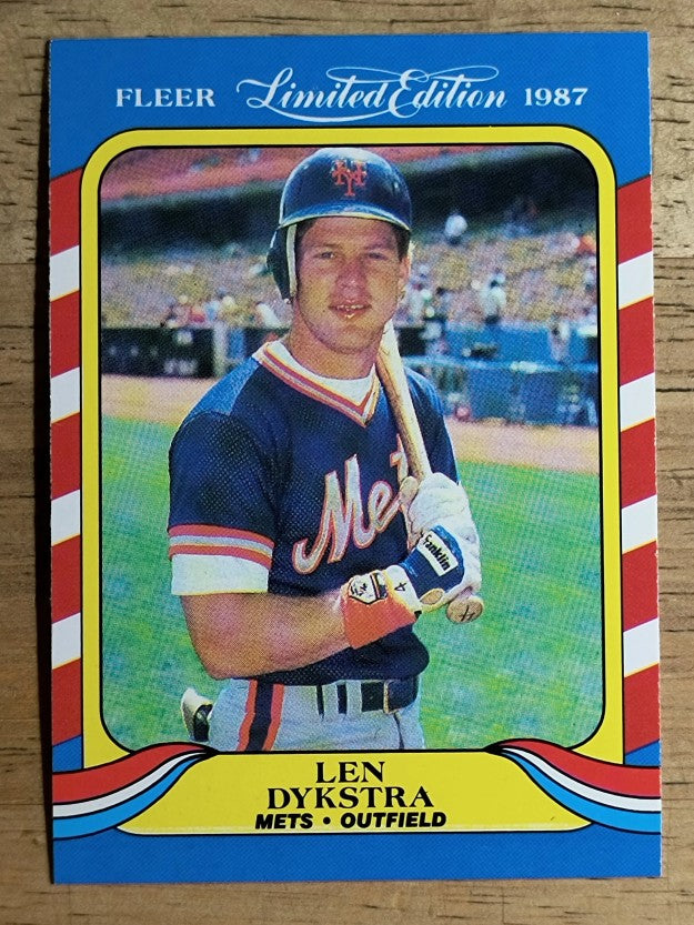 1987 Fleer Limited Edition #13 Len Dykstra