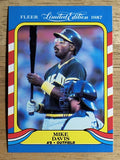 1987 Fleer Limited Edition #12 Mike Davis
