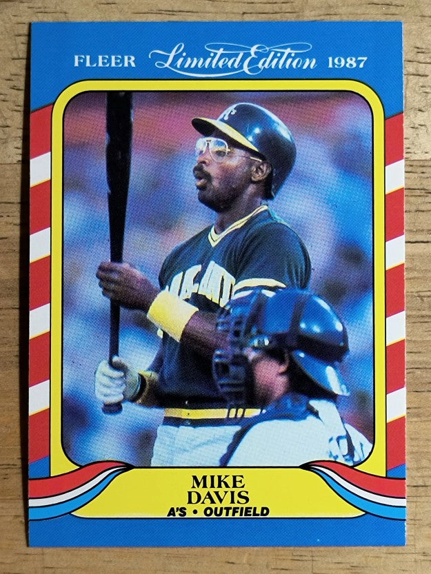 1987 Fleer Limited Edition #12 Mike Davis