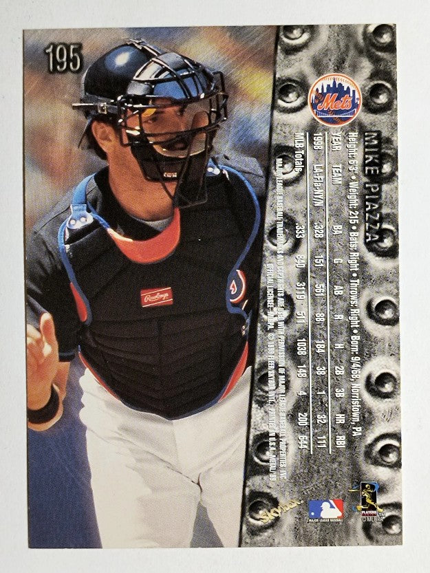 1999 Metal Universe #195 Mike Piazza