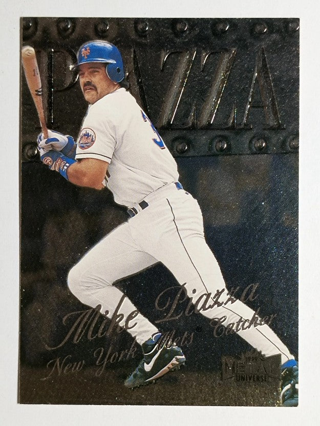 1999 Metal Universe #195 Mike Piazza