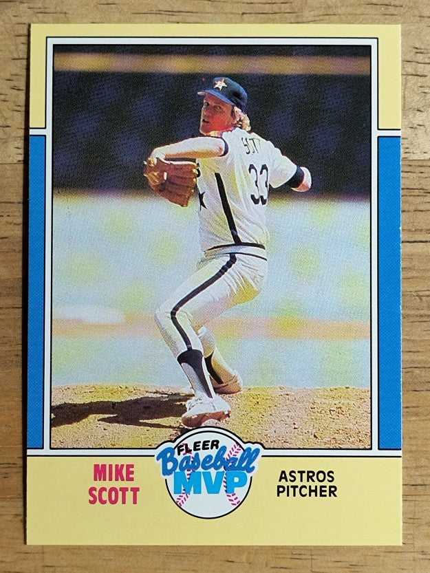 1988 Fleer Baseball MVP's #32 Mike Scott