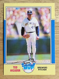 1988 Fleer Baseball MVP's #18 Ted Higuera