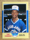 1988 Fleer Baseball MVP's #14 Tony Fernandez