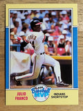 1988 Fleer Baseball MVP's #15 Julio Franco