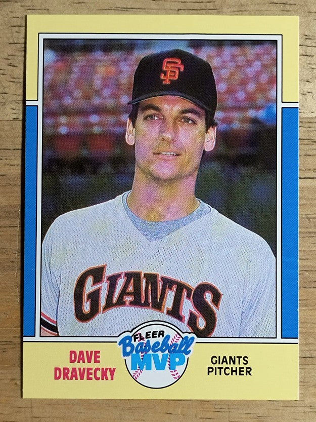 1988 Fleer Baseball MVP's #10 Dave Dravecky
