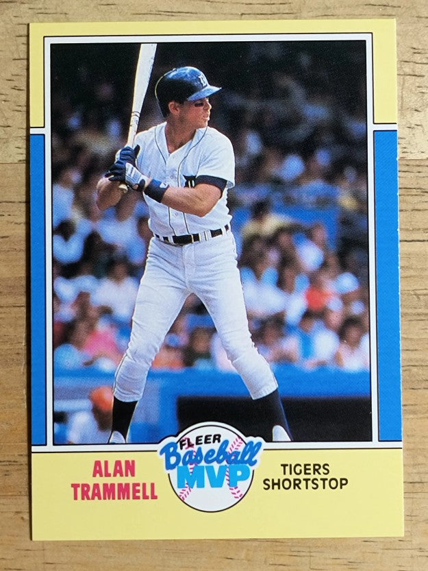 1988 Fleer Baseball MVP's #39 Alan Trammell