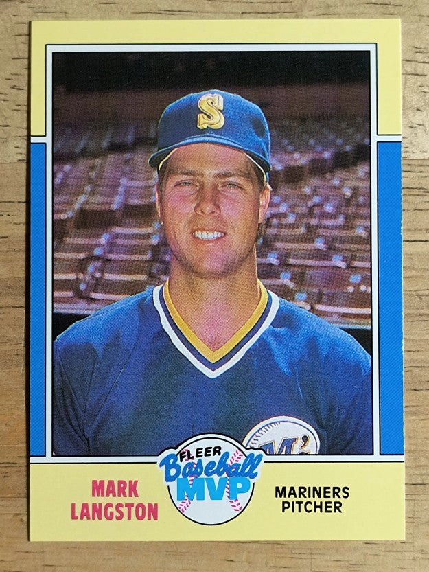 1988 Fleer Baseball MVP's #21 Mark Langston