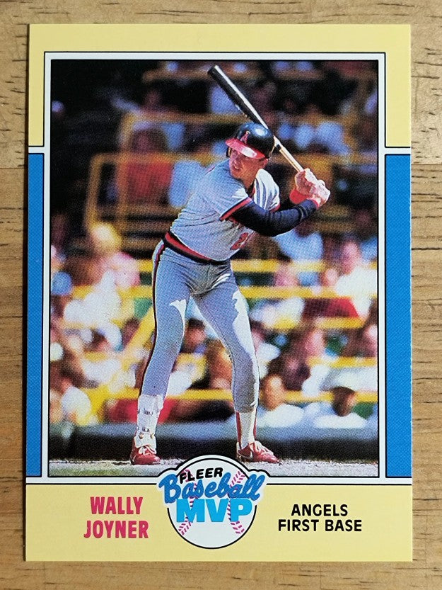 1988 Fleer Baseball MVP's #20 Wally Joyner