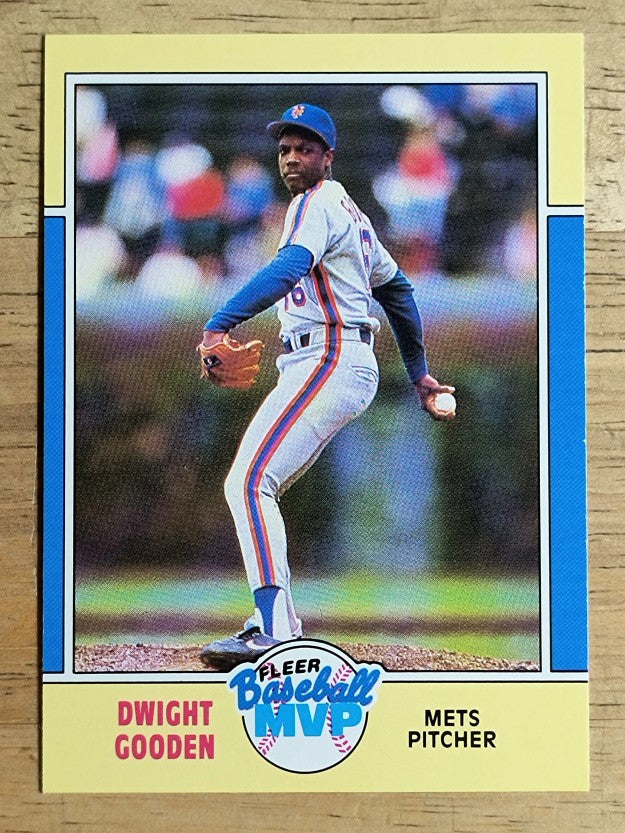 1988 Fleer Baseball MVP's #16 Dwight Gooden
