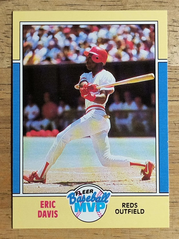 1988 Fleer Baseball MVP's #8 Eric Davis
