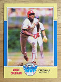 1988 Fleer Baseball MVP's #7 Vince Coleman